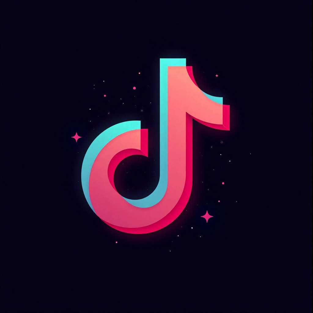 Dazzling TikTok Logo